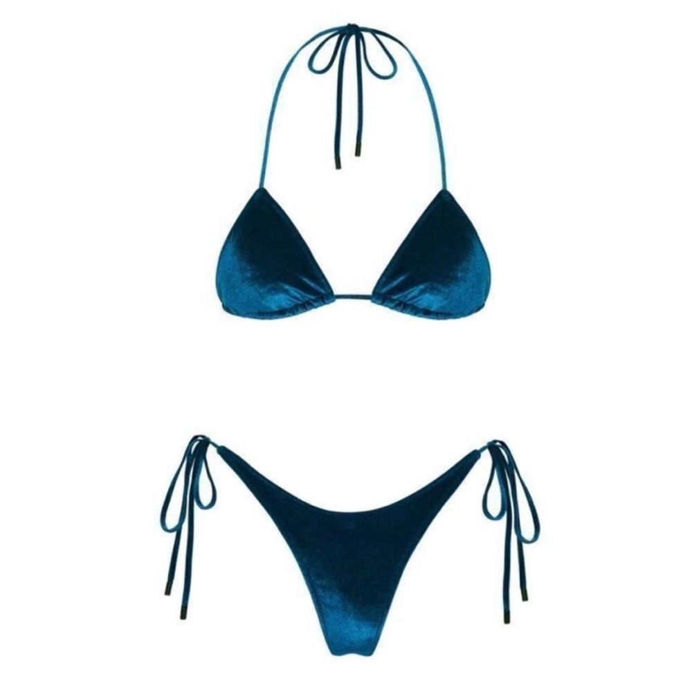 SOLD Triangl Freya Bikini in Space Blue